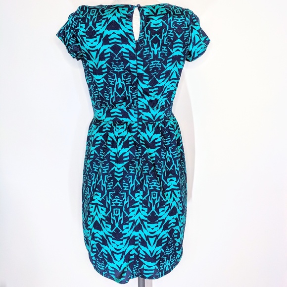 Geometric print summer mini dress - Picture 2 of 6